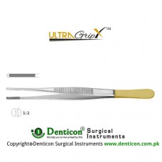 UltraGrip™ TC Oehler Dissecting Forcep 1 x 2 Teeth Stainless Steel, 18 cm - 7"